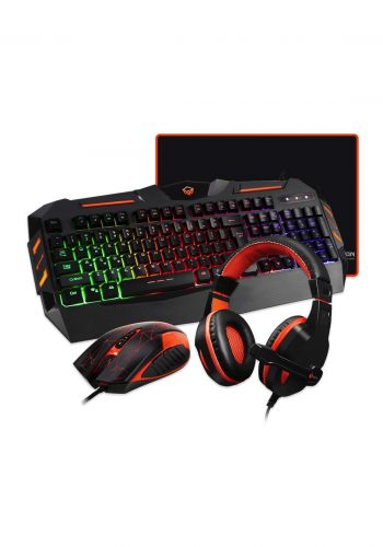 Meetion MT-C500  4 in 1 Backlit Gaming Combo Kits سيت من سماعة وماوس وكيبورد و لوح ماوس