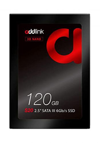 Addlink S20 120GB 2.5" Internal Sata SSD-Black هارد داخلي 