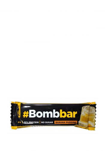 لوح بروتين بنكهة الموز 40 غم بومبار Bombbar protein banana bar