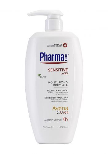 حليب مرطب للجسم للبشرة الحساسة 500 مل من فارمالاين PharmaLine Body Milk Sensitive