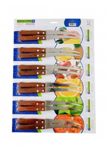 سيت سكاكين فواكه 12 قطعة من رويال فورد Royal Ford RF9487  fruit knives  