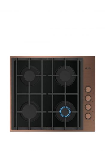 طباخ غاز منضدي 4 عيون 60 سم من سيمفر Simfer H 6401 OGRCP Built-In Glass Hob