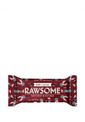 لوح بروتين  نكهة كاكاو  40 غم  من راوسوم  Rawsome Cacao Bar