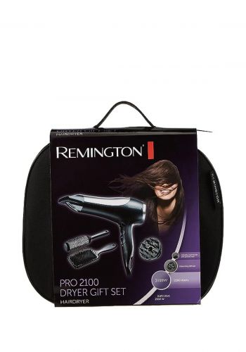 مجفف شعر سيراميك تورمالين 2100 واط (اربع قطع) من ريمنجتون Remington D5017 Pro Ceramic Tourmaline