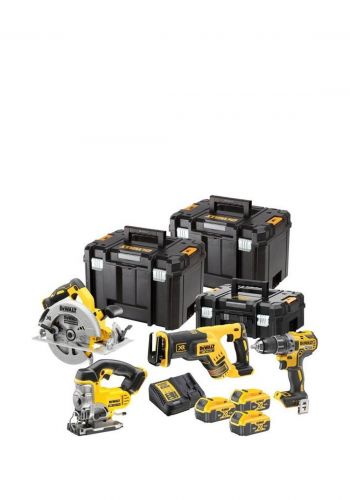سيت معدات صناعية ٤ قطع 18 فولت  من ديوالت  Dewalt DCK421P3T-QW XR 4 Piece Kit  