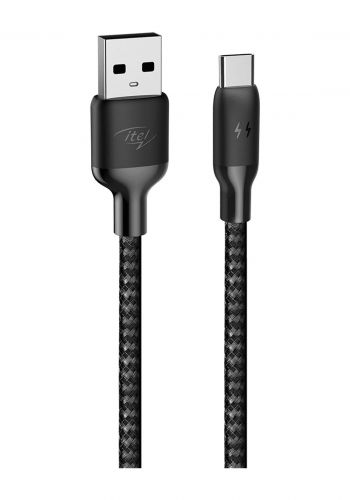 كيبل نقل البيانات 1 متر Itel (4546) ICD-C22N Type-C To USB-A Data Cable 