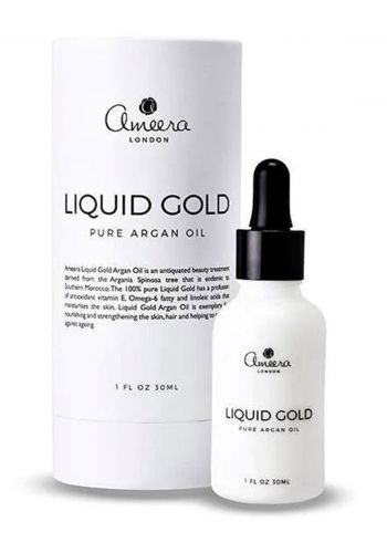 زيت الارغان النقي 30 مل من ليكويد جولد Ameera London Liquid Gold Pure Argan Oil