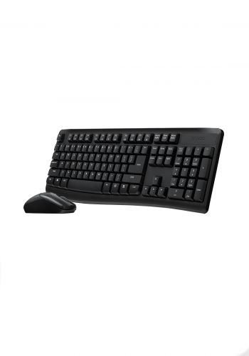 كيبورد عربي وانكليزي وماوس لاسلكي- Rapoo X1800PRO Wireless Set Mouse and Keyboard
