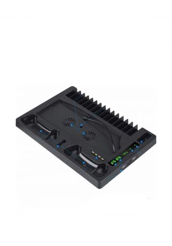 مروحة تبريد مع قاعدة شحن مزدوجة لوحدة التحكم Benazcap Stand with Cooling Station & Dual Controller Charging Station for PS5 Console
