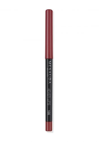 قلم تحديد الشفاه درجة 106 من ميساودا ميلانو Mesauda Milano 4Ever Lips Brick