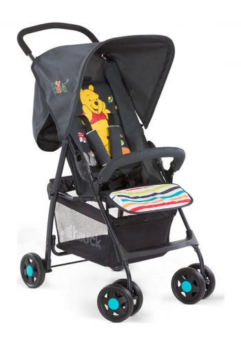 عربة اطفال باكي سبورت ديزني باللون الاسود (الوزن 15 كغم) من هوك Hauck Disney Poussette Buggy Sport Pooh Pushchair