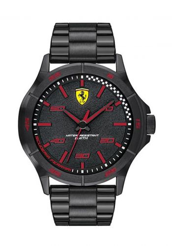 ساعة رجالية من سكوديريا فيراري Ferrari Scuderia Basics Black Watch