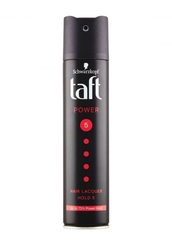 مثبت للشعر يدوم 72 ساعة 250 مل من شوارزكوف Schwarzkopf Taft 5 Power Hold