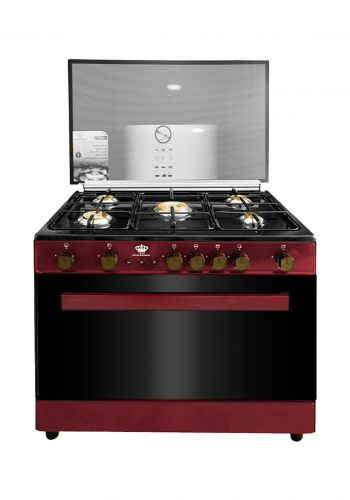 طباخ غازي 5 شعلات (60 * 90)سم  من رويال رحماني Royal Rahmani ETF1000.90-MARON  Gas cooker
