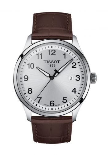 ساعة رجالية سير جلد من تيسوت Tissot T1164101603700 Watch    