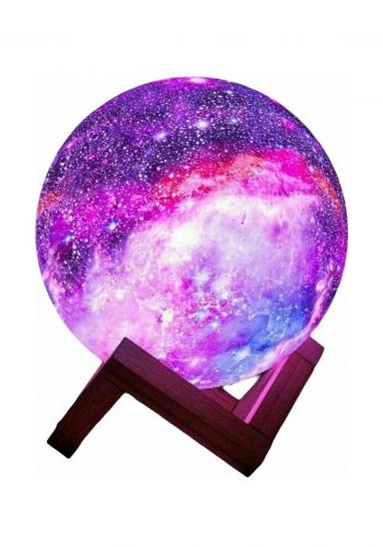 مصباح بشكل قمر كبير 20 سم Moon Lamp Dimmable LED Moon Light 3D
