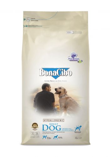 طعام جاف للكلاب 4 كيلو من بوناجيبو  Bonacibo dry food