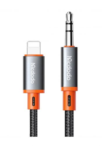 كيبل اوكس الى لايتننغ من مكدودو Mcdodo Audio Cable 1.2m Lightning to 3.5mm AUX Jack