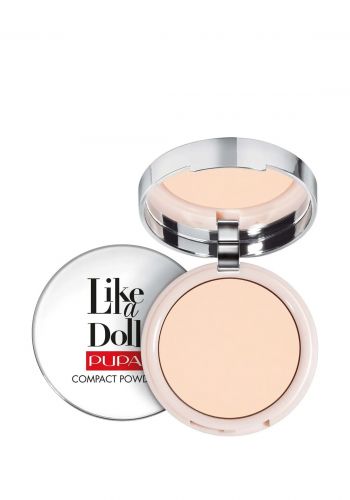 بودرة للوجه 9 غم درجة 003 من بوبا ميلانو Pupa Milano A Doll Compact Natural Beige