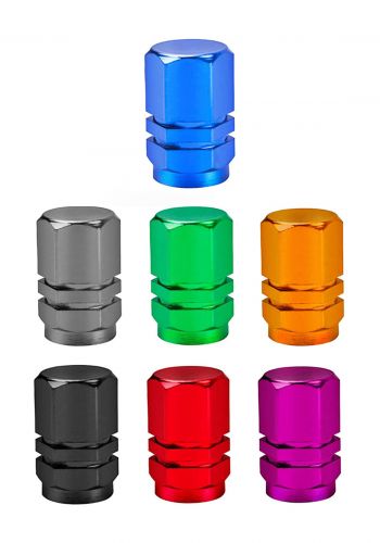 غلاف كصبة (تاير) جميع الاطارات 4 قطع Car Tire Valve Caps
