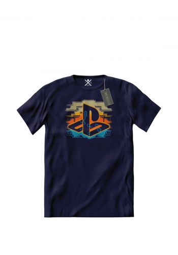 تيشيرت رجالي نيلي اللون من مستر بلاك Mr Black Men's T-shirt
