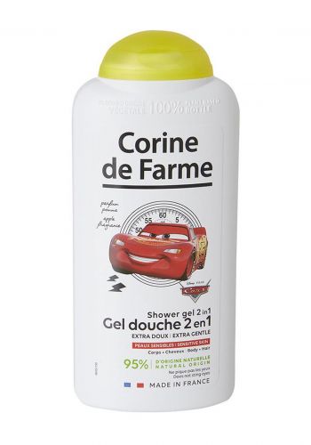شامبو للشعر والجسم للاطفال بعطر الخوخ 300مل من كورين  دي فارم Corine De Farme Baby Shampoo With Apricot Fragrance