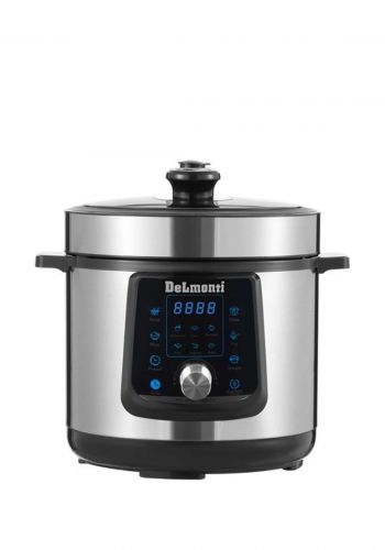 قدر ضغط  كهربائي للأرز 6 لتر 1000 واط  من ديلمونتي Delmonti DL690 Digital Pressure Cooker for Rice
