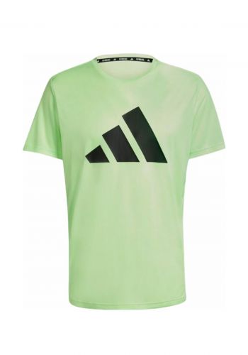 تيشيرت رجالي رياضي اخضر اللون من اديداس Adidas IN0078 Run It Tee T-Shirts 