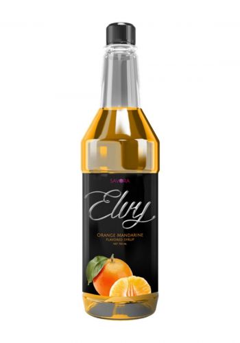 شراب مركز بنكهة برتقال الماندرين 750 مل من سافورا ايلفي Savora Elvy Orange Mandarine Flavored Syrup