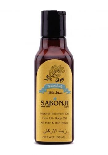 زيت الارغان للشعر والجسم  150 مل من صابونجي Sabonji Natural Treatment Argan Hair & Body Oil