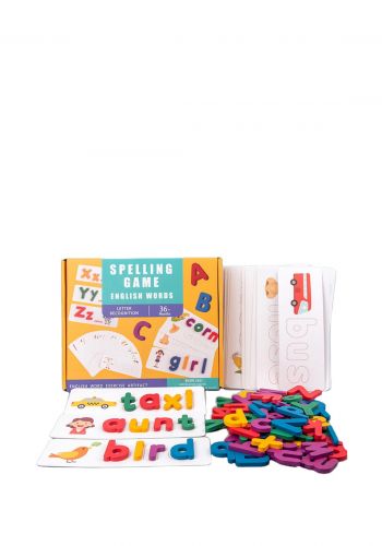 لعبة خشبية تعليمية للحروف الانكليزية للاطفال Wooden Letter Game For Kids