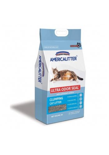 رمل فضلات القطط  10 لترمن امريكاليتر America Litter Ultra ODOUR SEAL