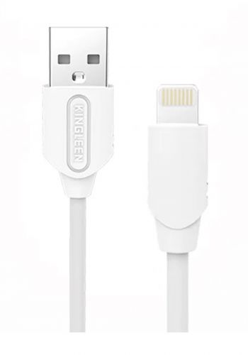 كابل شحن 2 متر من كينجلين Kingleen K206 USB Lightning Fast Charging Cable-White