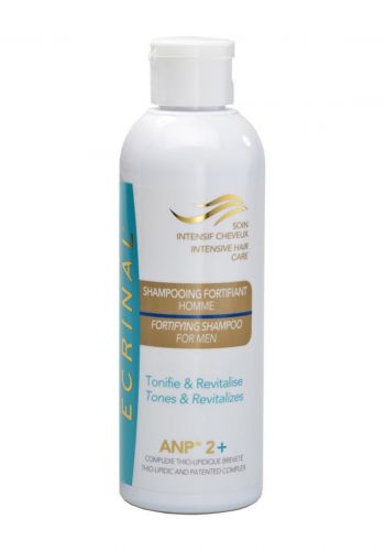 شامبو مقوي للشعر التالف للرجال 200 مل من اكرينال Ecrinal Fortifying Shampoo For Men