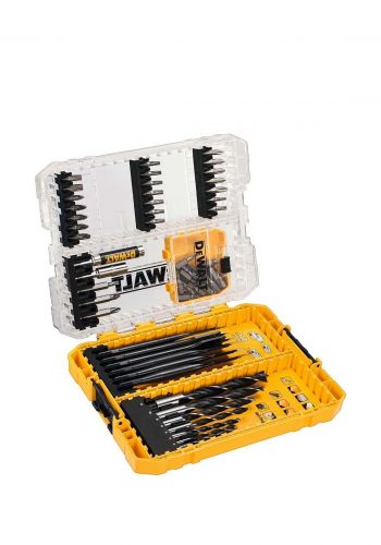 سيت مثقاب 57 قطعة مع براد بوينت ولقمة مثقاب خشب من ديوالت  DeWalt DT70758-QZ Drill Drive Set with Brad Point and Extreme Flatwood Bits