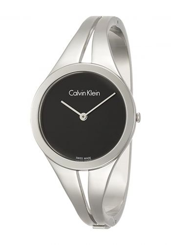 ساعة للنساء بسوار فولاذي فضي اللون من كالفن كلاين Calvin Klein K7W2M111 Women's Watch 
