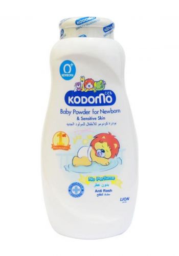 باودر لأطفال بدون عطر 200 غم من كودومو  Kodomo-Baby Powder Newborn Anti Rash
