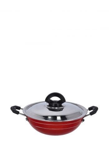 مقلاة غير لاصقة مع غطاء قطر 18 سم من رويالفورد  Royalford RF1005 Mini Kadai Pan