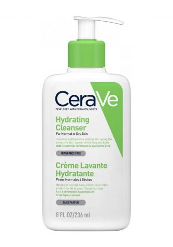 غسول للبشرة العادية الى الجافة  236 مل من سيرافي CeraVe Hydrating Cleanser