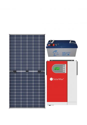 منظومة طاقة شمسية  20 أمبير مع بطاريات جل عدد 12 من سولار ماكس SolarMax  Solar system