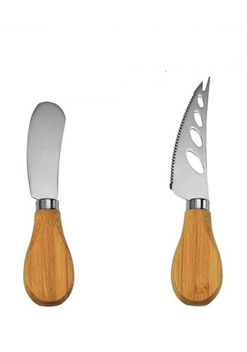 طقم سكاكين تقطيع الجبن 2 قطع بطول 12 سم  Cheese Knife 2 Piece Set