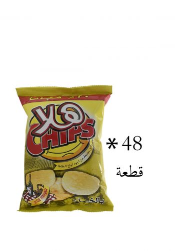سيت شيبس هلا 48 قطعة بنكهة الخل 