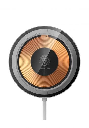 شاحن لاسلكي مغناطيسي  Green Lion GNTPMGWC Transparent Magnetic Wireless Charger