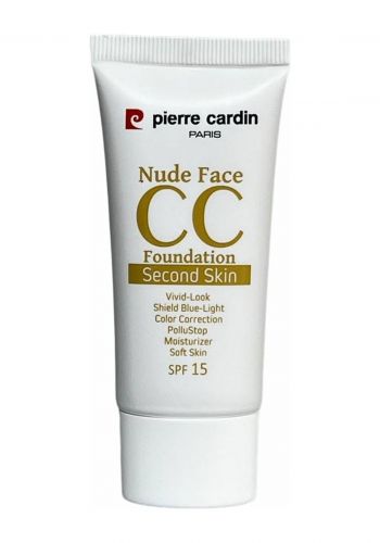 كريم سي سي 30 مل رقم 423 من بيير كاردن Pierre Cardin Nude Face CC Cream SPF 15 - 423 Fair