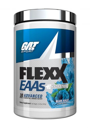 Gat Flexx Eaas 345g Hydration Blue Razz  الاحماض الامينية 345 غم