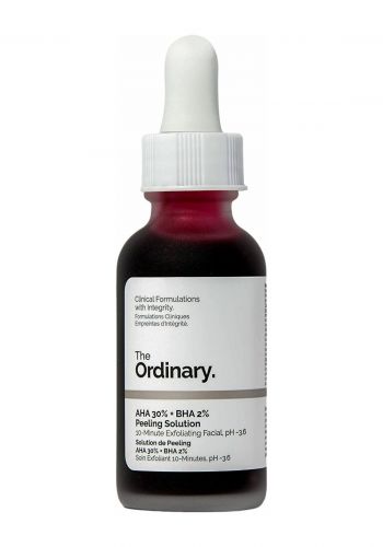 مقشر الاحماض الكيميائية 30 مل من ذا اوردنري The Ordinary Peeling Solution AHA 30% + BHA 2%