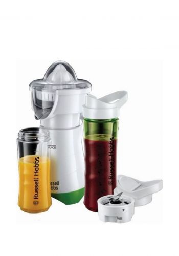 سيت خلاط  كهربائي 300 واط 600 مل من راسل هوبس Russell Hobbs 21352 Mix & Go Mini Blender