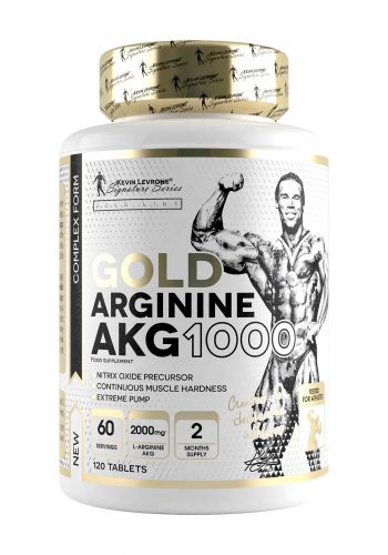 مكمل غذائي 120 قرص من كيفن ليفرون Kevin Levrone Gold Arginine AKG 1000 mg Food Supplement
