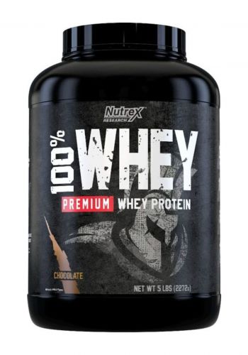 بروتين 2.27 كغم بنكهة الشوكولاتة من نوتركس ريسيرج Nutrex Research 100% Whey Protein Powder