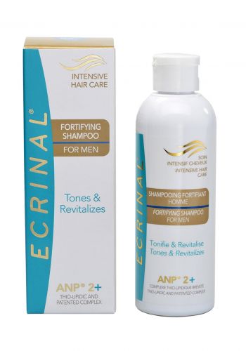 شامبو رجالي للشعر من اكرينال Ecrinal ANP® 2+ Fortifying Men Shampoo 200 ml